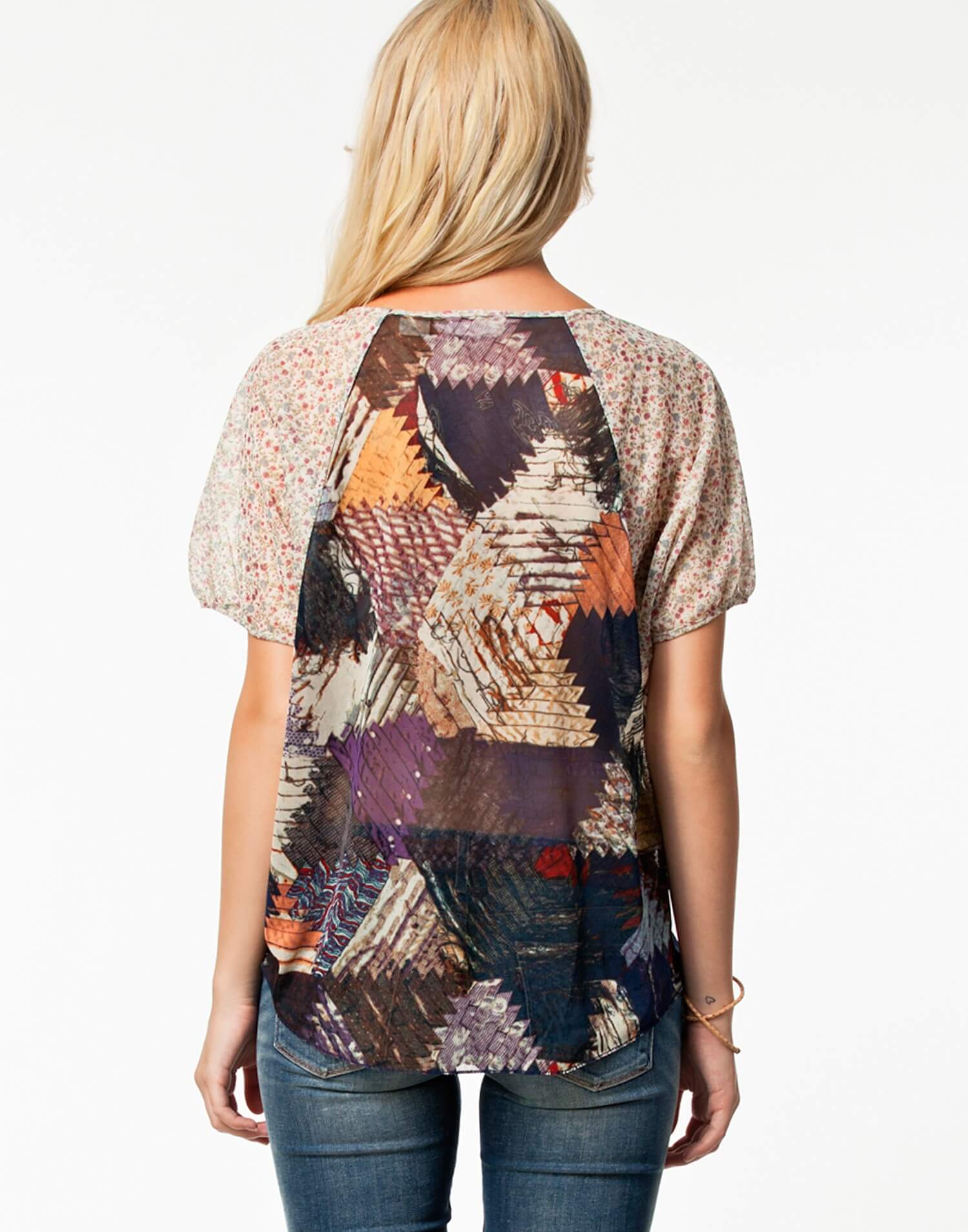 تی شرت آستین گشاد Denim & Supply Ralph Lauren - تصویر 4