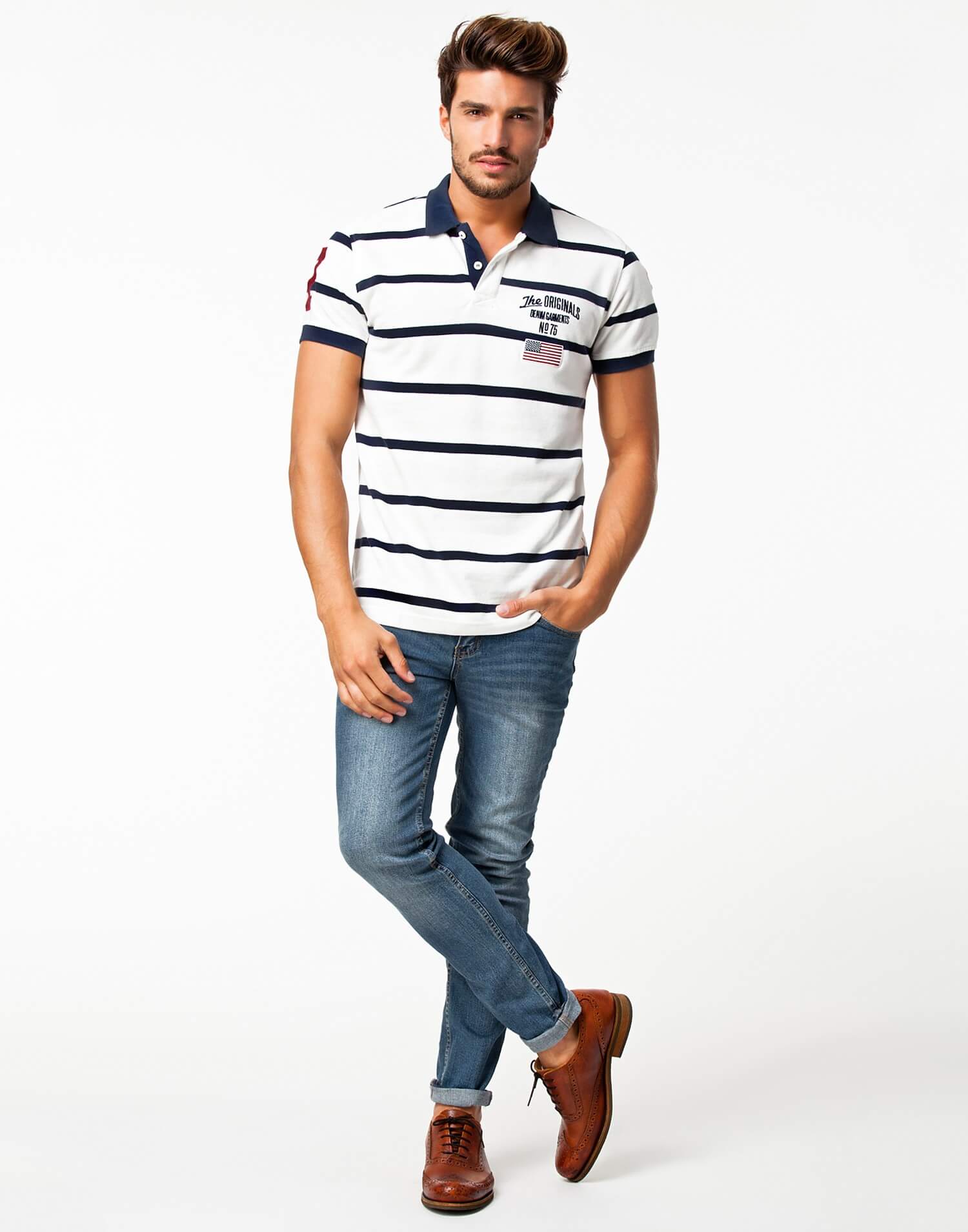تی شرت مردانه Jack & Jones مدل Lawrance Polo - تصویر 4